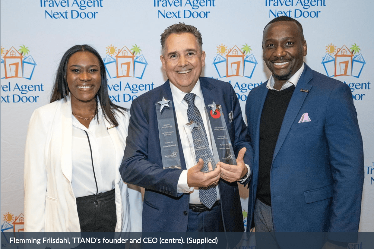 TTAND named Top Beaches Agency in Canada, earns two other Sandals awards