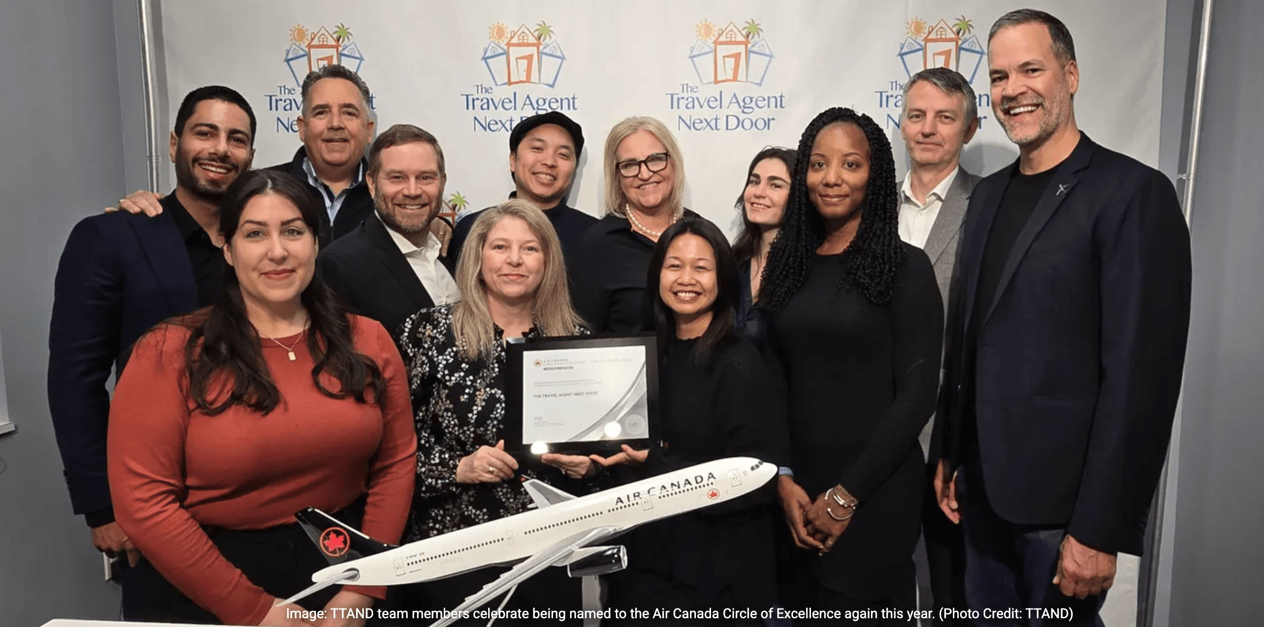 Air Canada Honours TTAND with Award